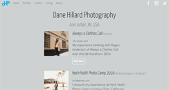 Desktop Screenshot of danehillard.com